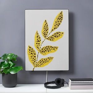 IKEA ÖMSESIDIG Panel for SYMFONISK picture frame speaker, leaf 16x 22" NEW
